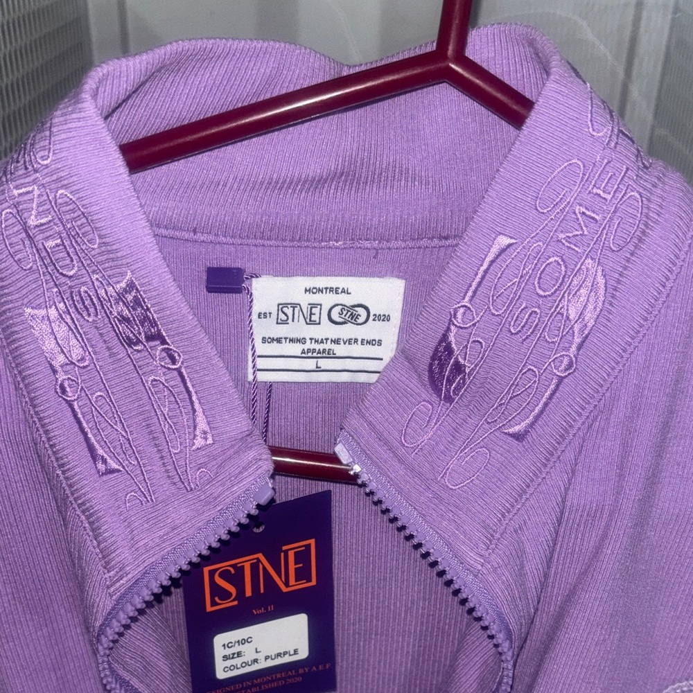 Purple V-Neck Sweater for Women